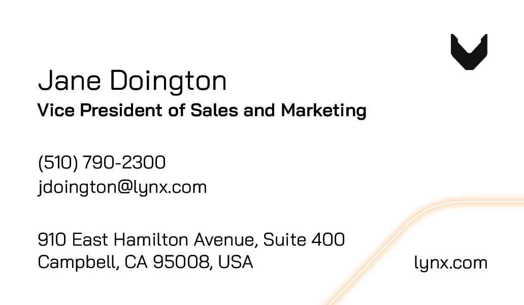 biz card info
